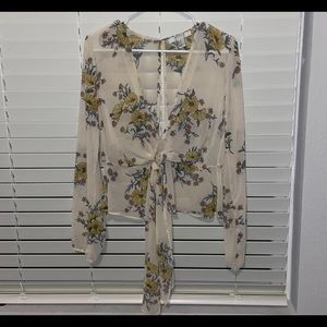Forever 21 floral blouse